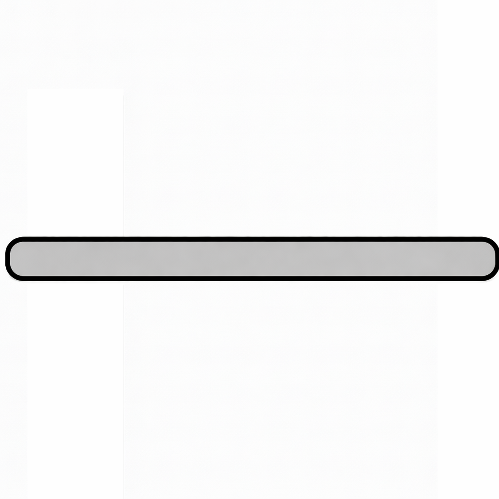 Barra piatta in alluminio grezzo| bordi tondi | barra da 1 mt | per mobili e strutture | varie misure