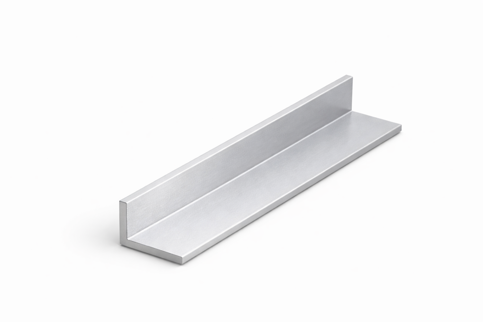 Profilo in alluminio angolare argento anodizzato | lati disuguali | barra da 1 mt | per mobili e strutture | varie misure
